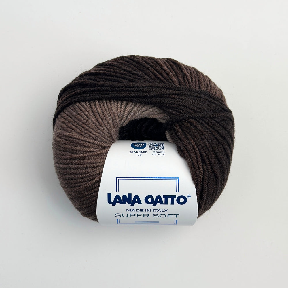 Supersoft Extrafine Merino 100% - Cocoa Print - 31189