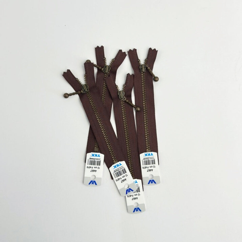 Lynlåse - Messing - 12 cm (4mm) - Cocoa