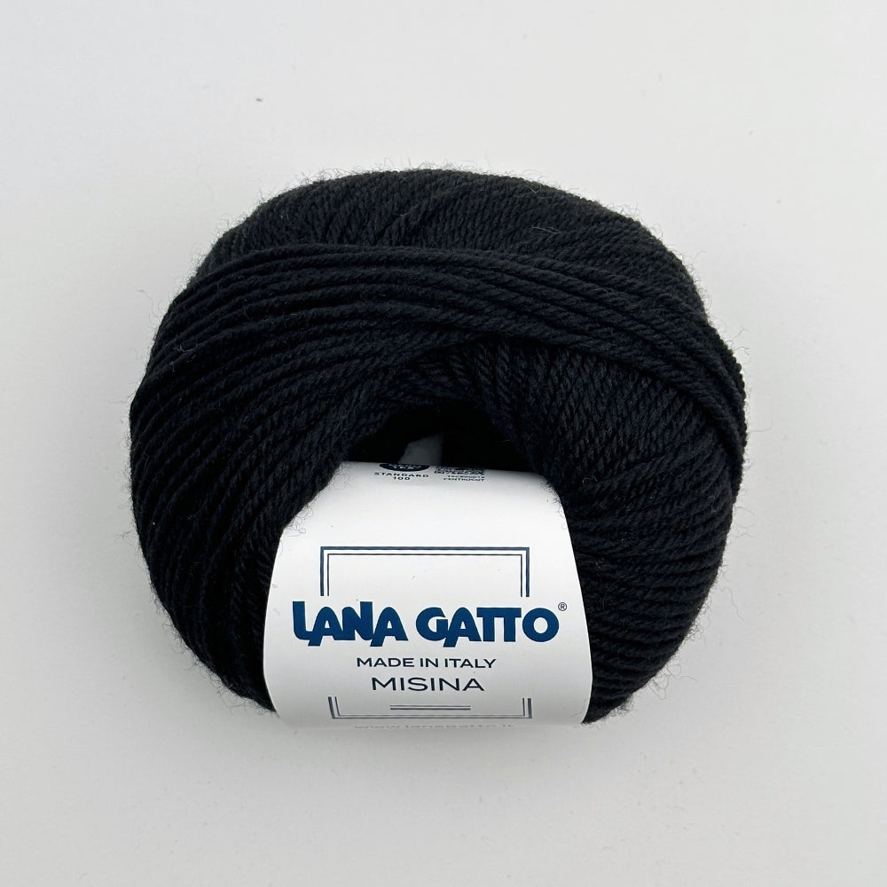 Misina - 100% Uld - Black - 5000