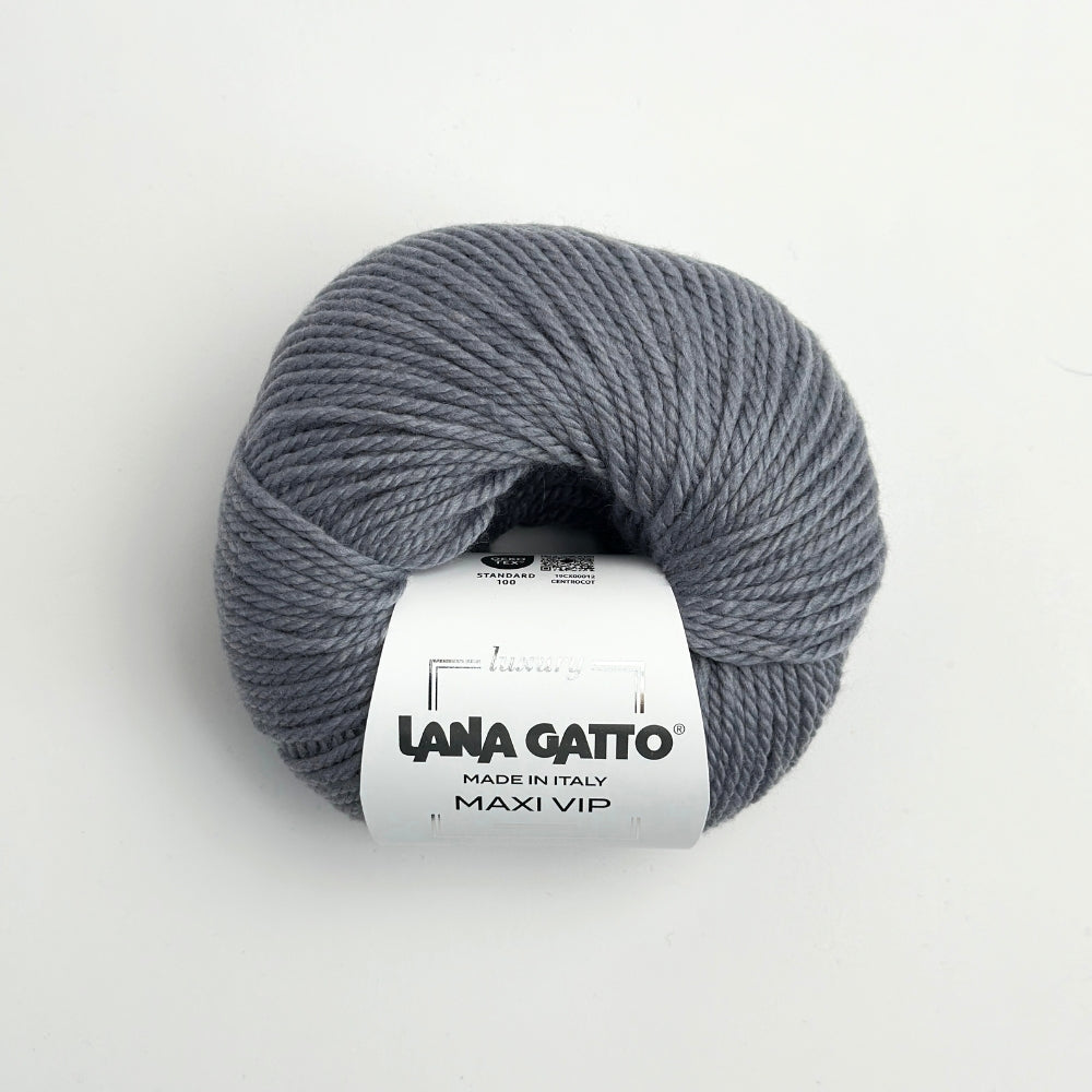 MAXI VIP - Cashmere/Merino - Stone Grey - 5513