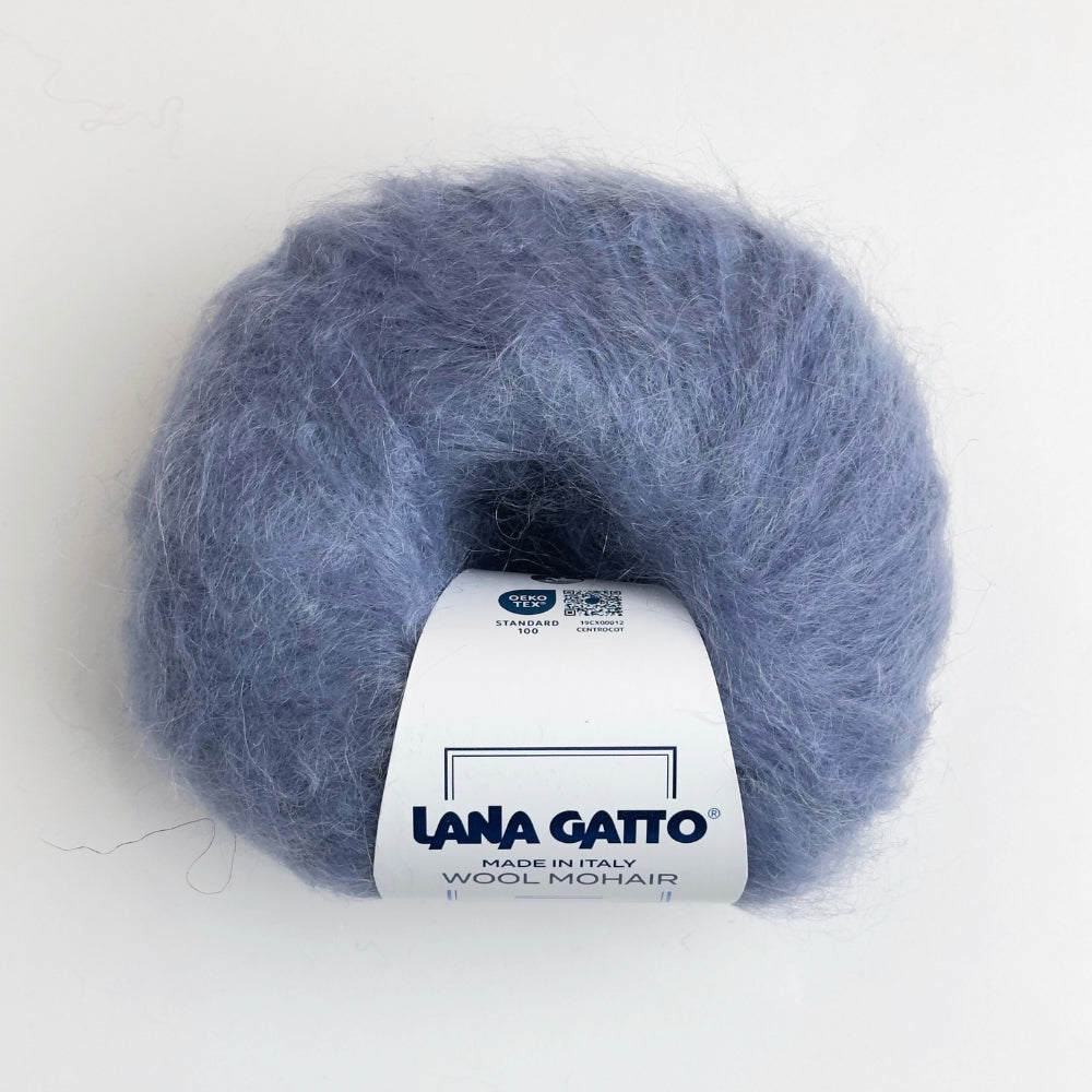 Wool Mohair - Jeans Blue - 6034