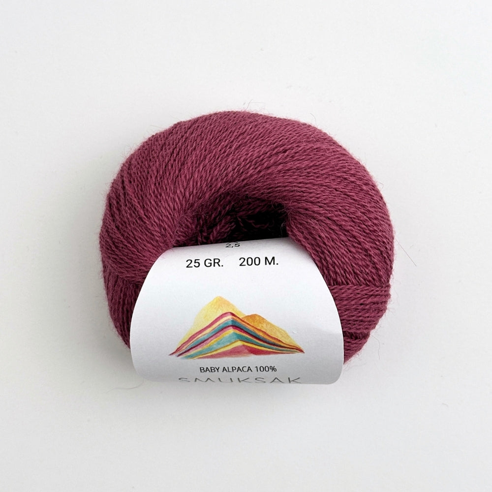 Baby Alpaca 100% - Mulberry - 6174