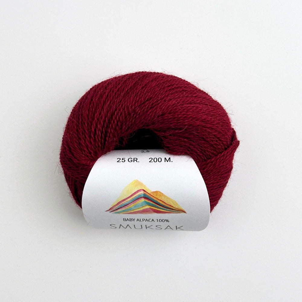 Baby Alpaca 100% - Dark Ruby - 6414