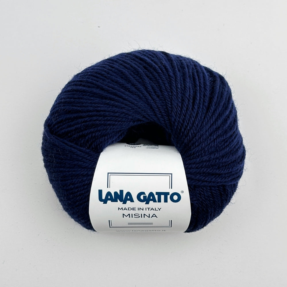 Misina - 100% Uld - Navy - 675