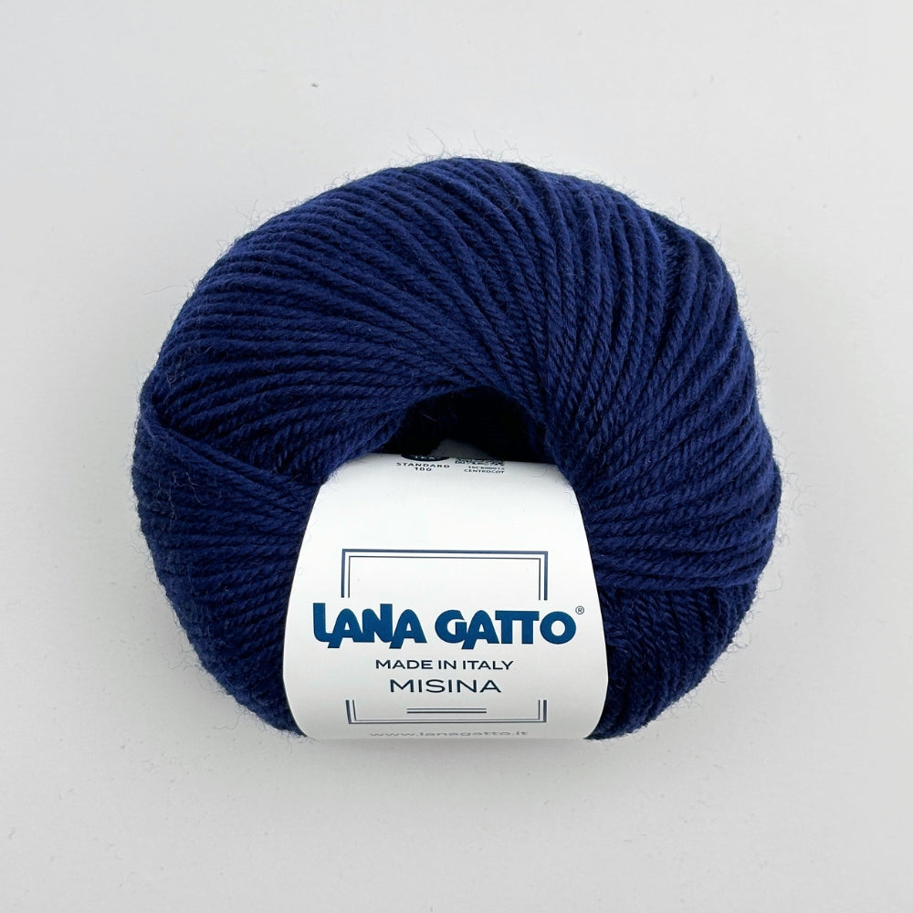 Misina - 100% Uld - Navy - 675