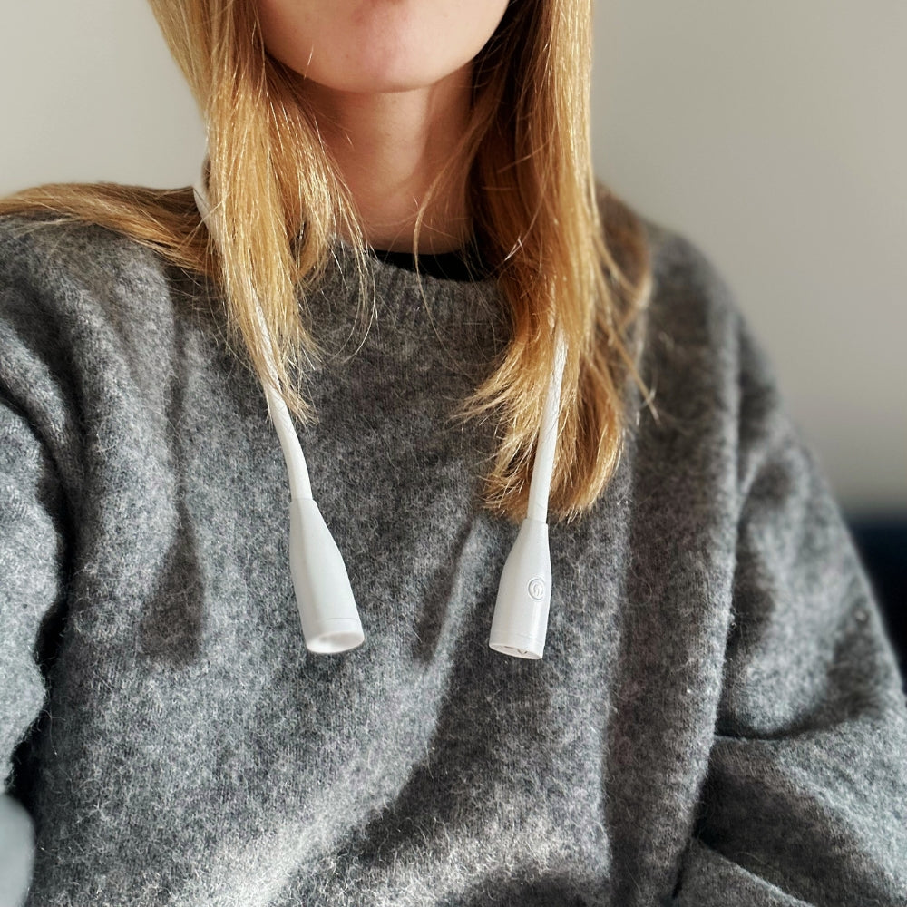 LED nakkelampe i hvid