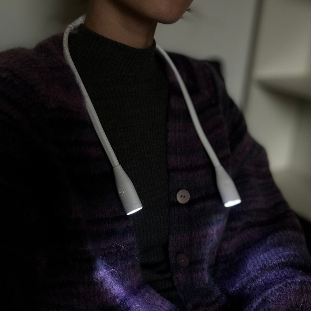 LED nakkelampe i hvid