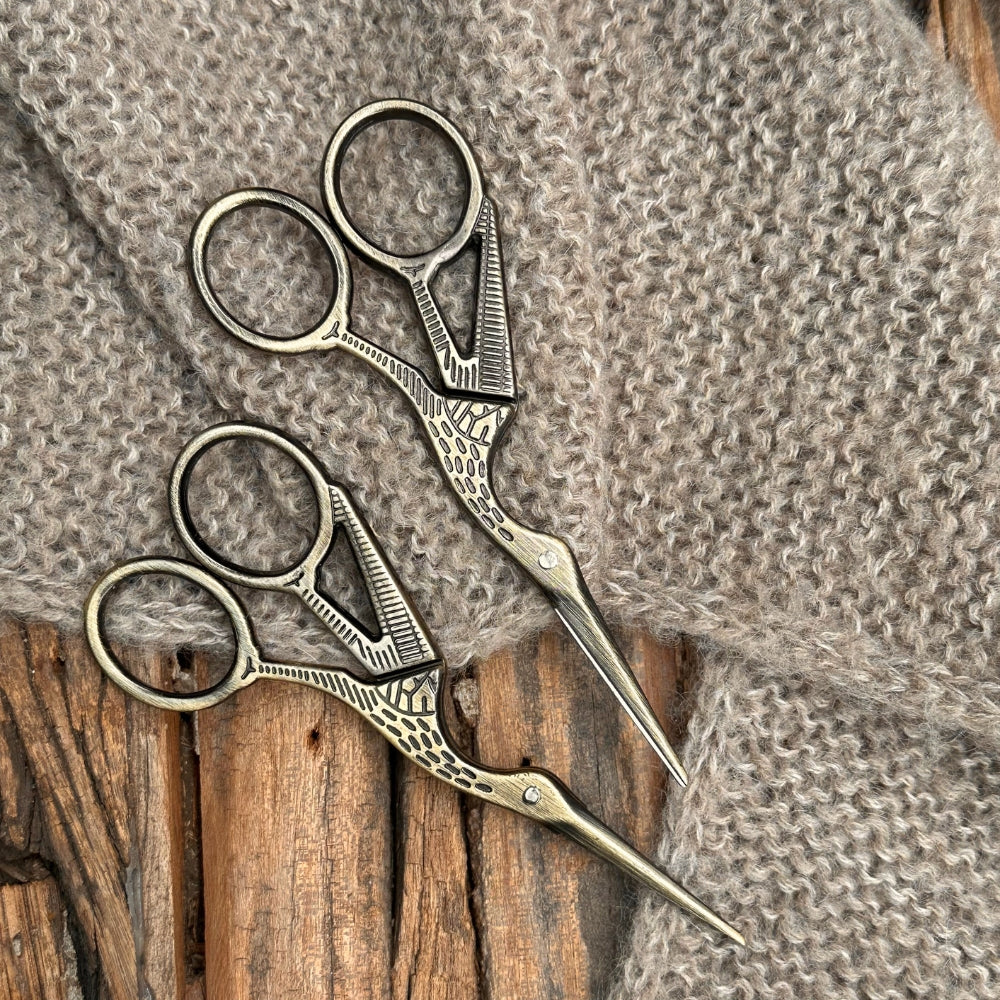 Storkesaks - 11 cm - Messing