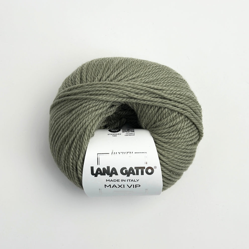 MAXI VIP - Cashmere/Merino - Sage Green - 9358