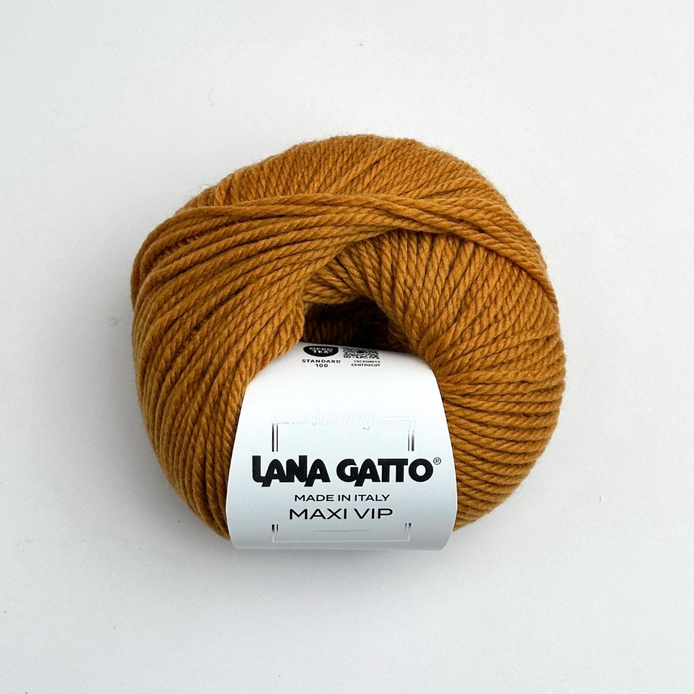 MAXI VIP - Cashmere/Merino - Golden Ochre - 9359