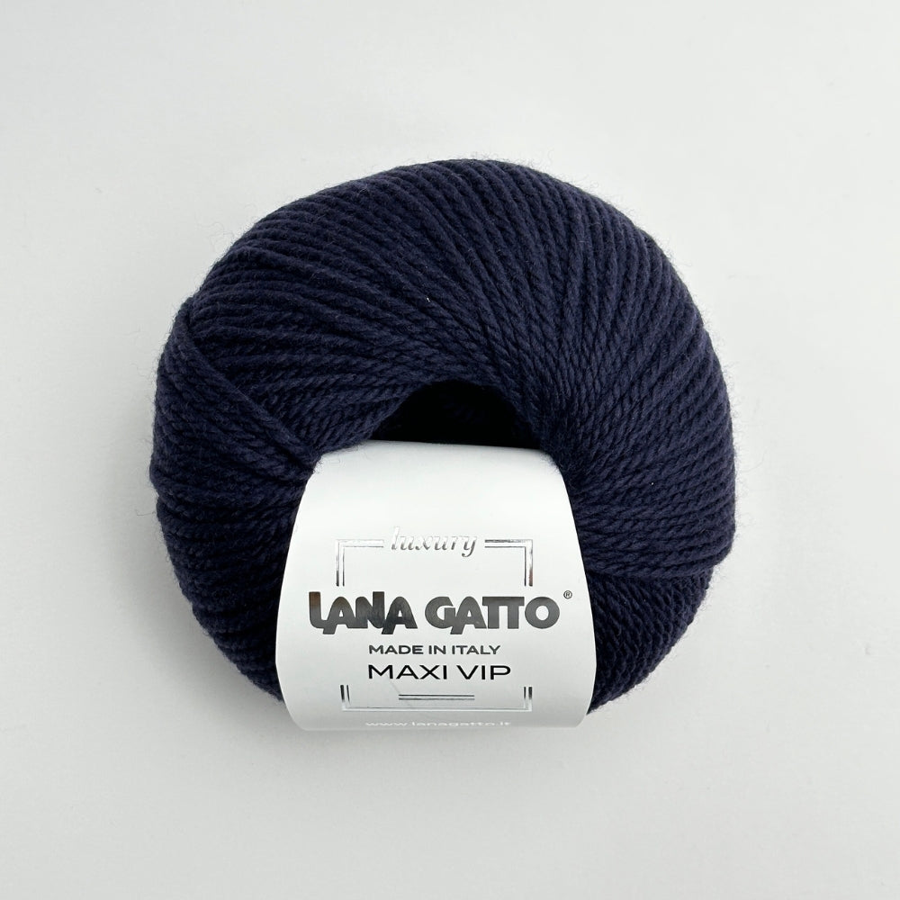 MAXI VIP - Cashmere/Merino -  Navy - A4952