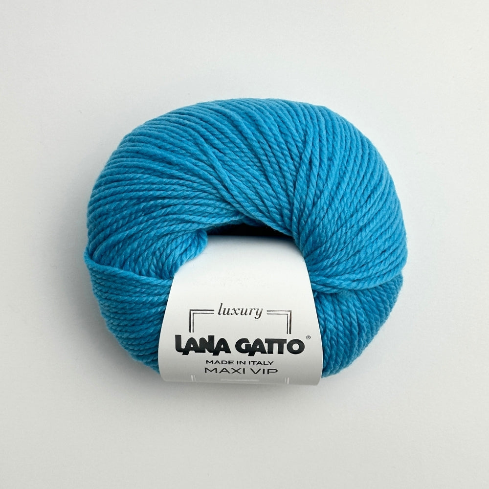 MAXI VIP - Cashmere/Merino - Ibiza Blue - A6412