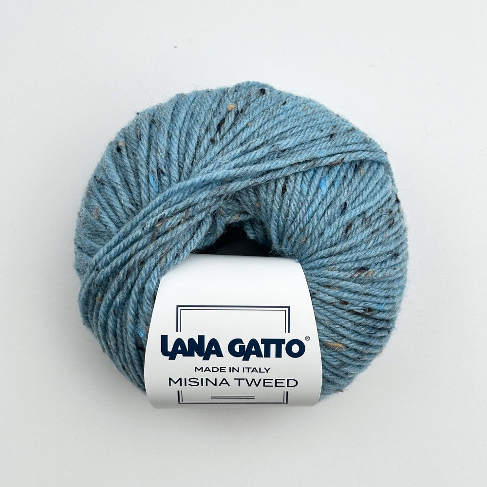 Misina Tweed - Powder Blue - A6420