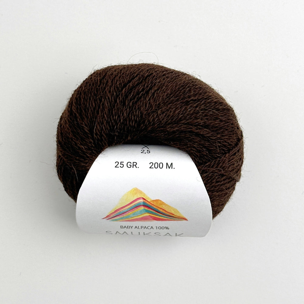 Baby Alpaca 100% - Black Coffee - B118