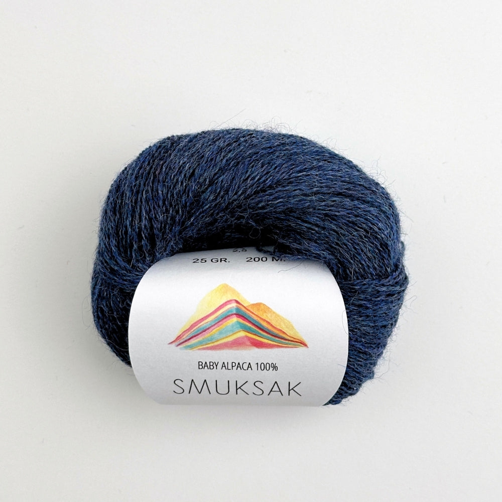 Baby Alpaca 100% - Dark Blue Jeans - C866