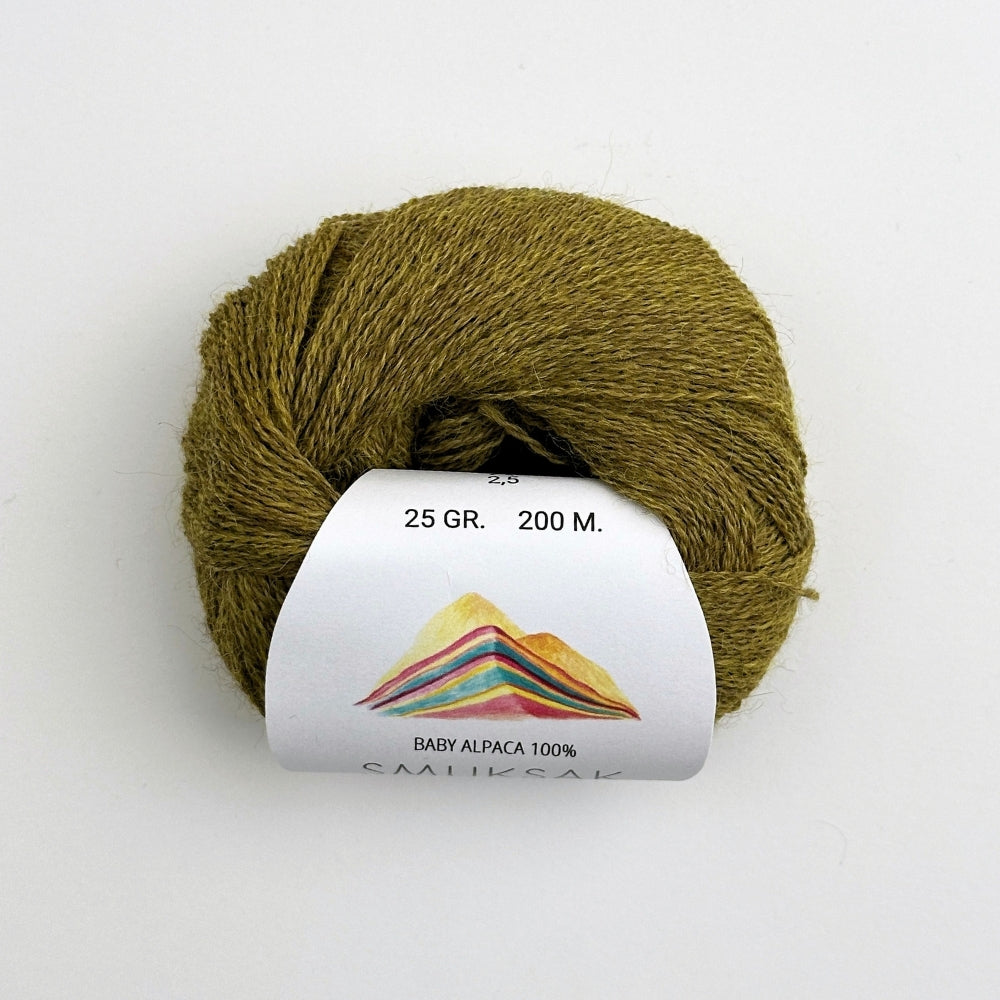 Baby Alpaca 100% - Green Olive - CQ81