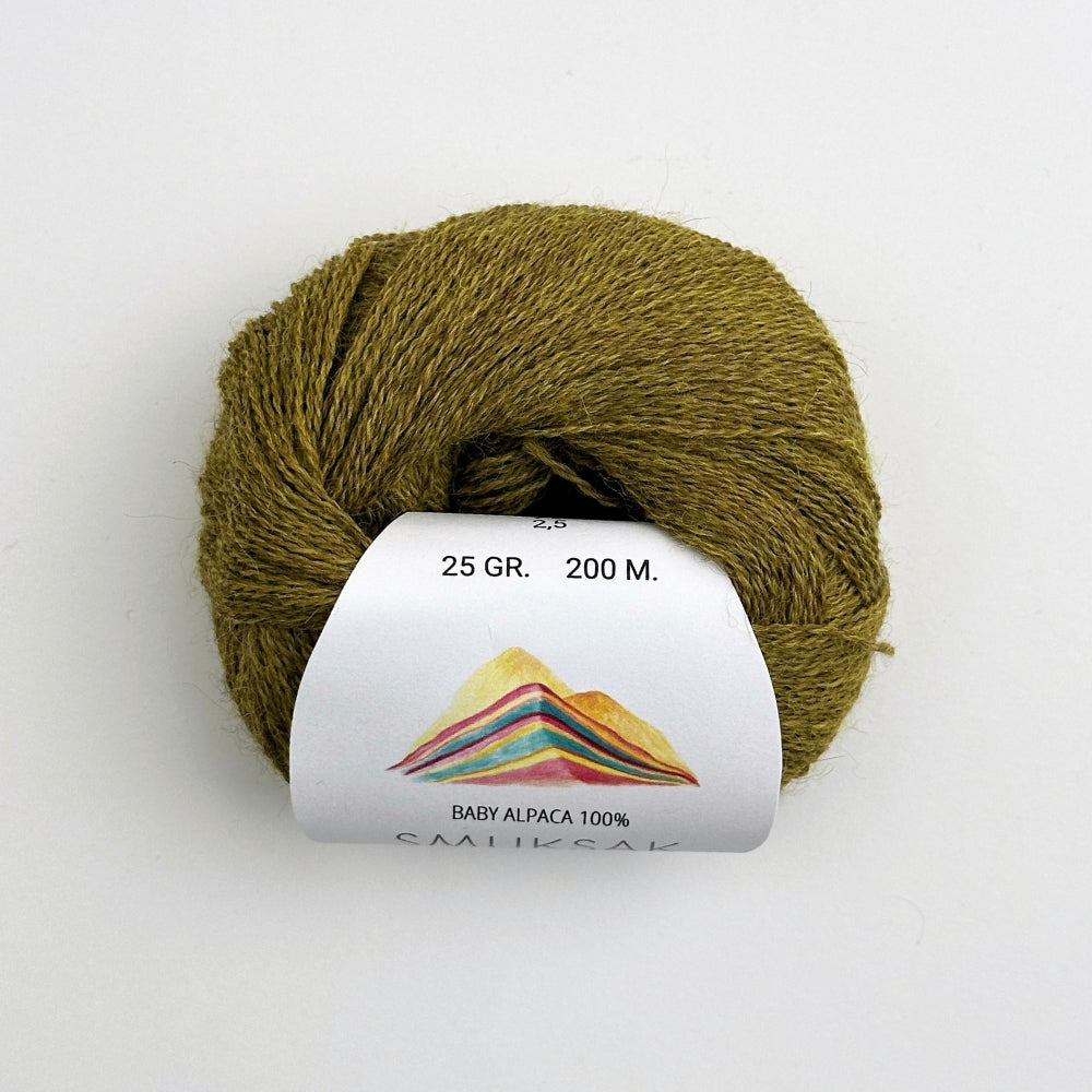 Baby Alpaca 100% - Green Olive - CQ81