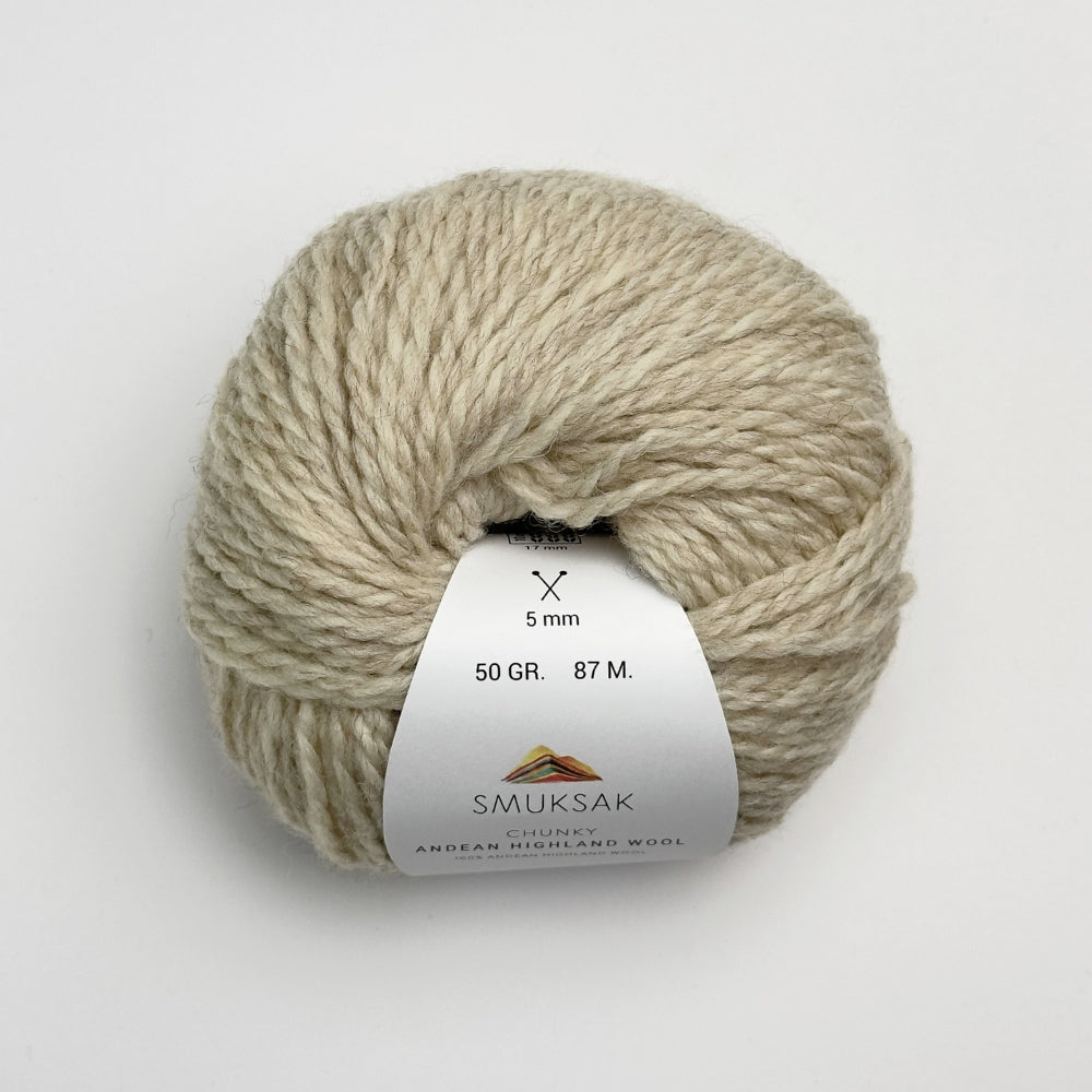 Chunky Andean Highland Wool - Ivory - EW011