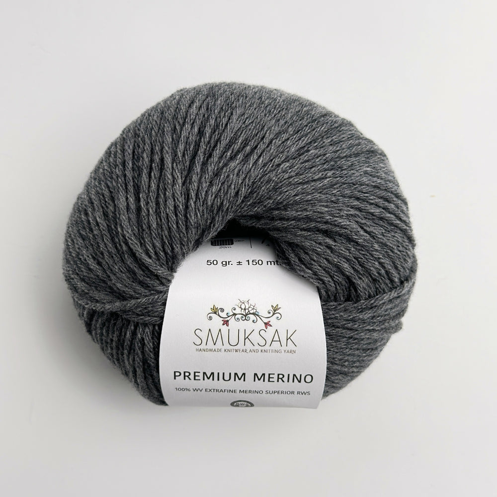 Premium Merino - Ash Grey Melange - FM207