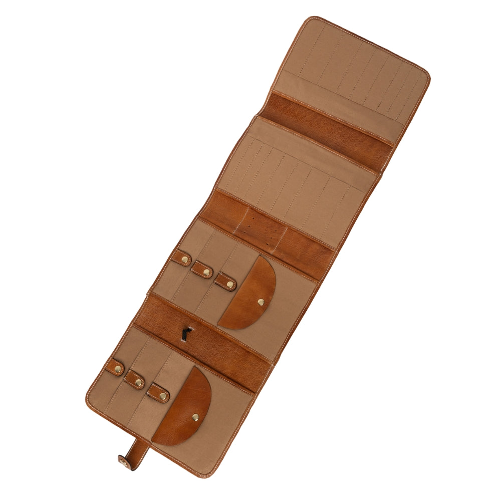 Redesigned Project 14 - Etui til udskiftelige strikkepinde (XL) - Burned Tan