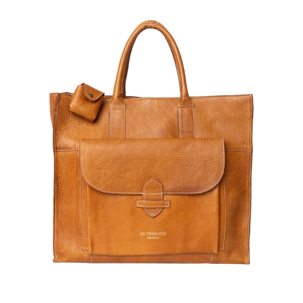 Redesigned Project 43 - Skuldertaske - Burned Tan