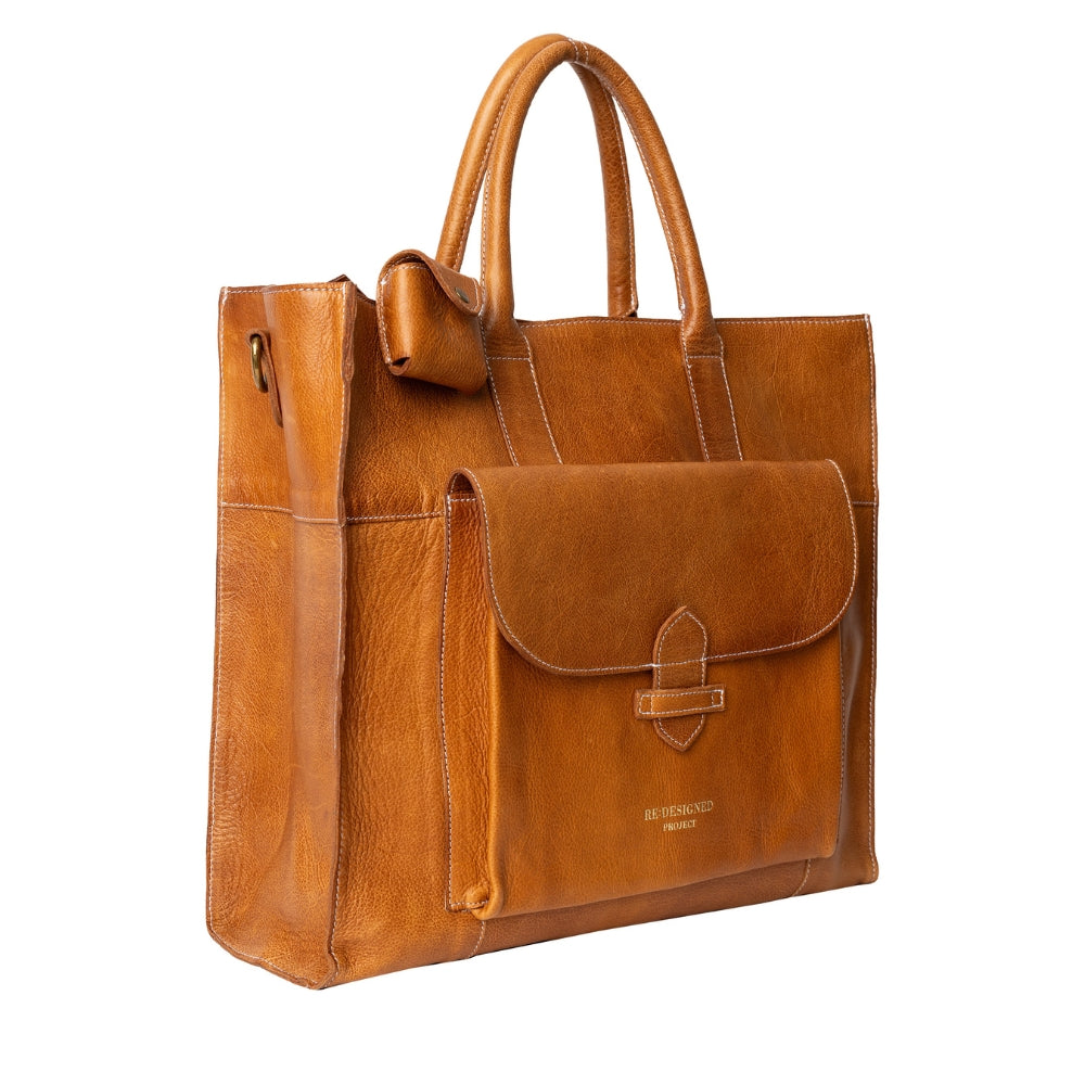 Redesigned Project 43 - Skuldertaske - Burned Tan