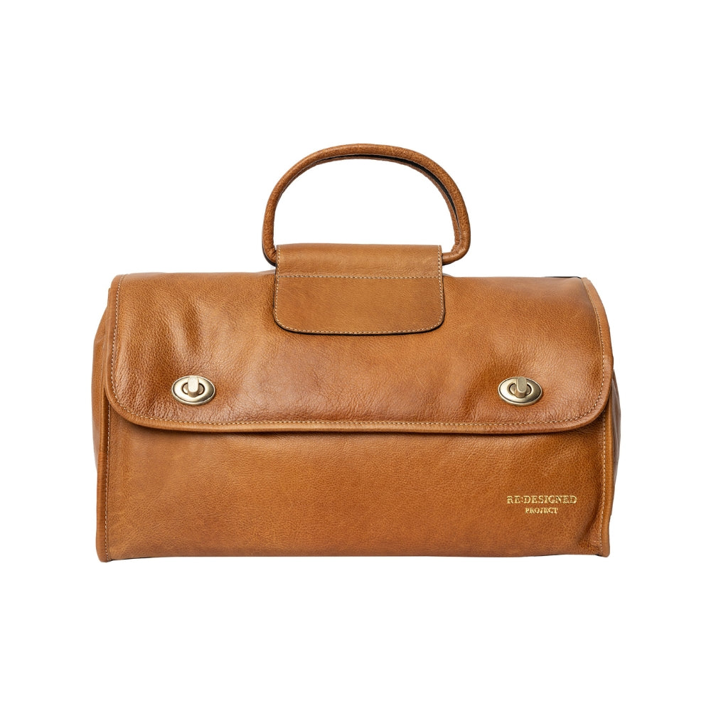 Redesigned Project 73 - Strikketaske - Burned Tan