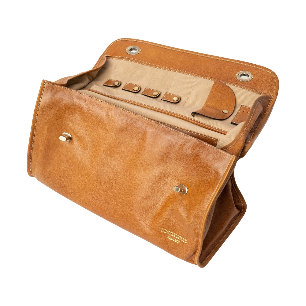 Redesigned Project 73 - Strikketaske - Burned Tan