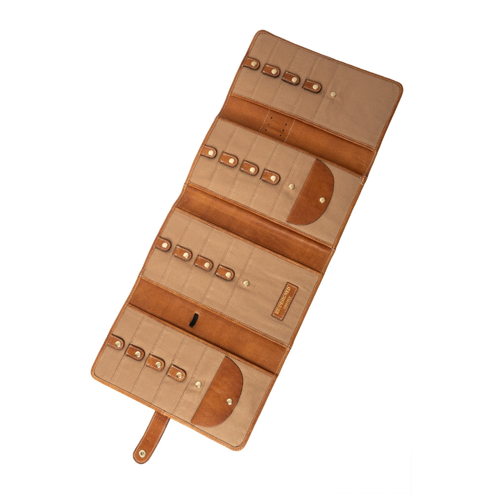 Redesigned Project 82 - Etui til udskiftelige strikkepinde (XL) - Burned Tan