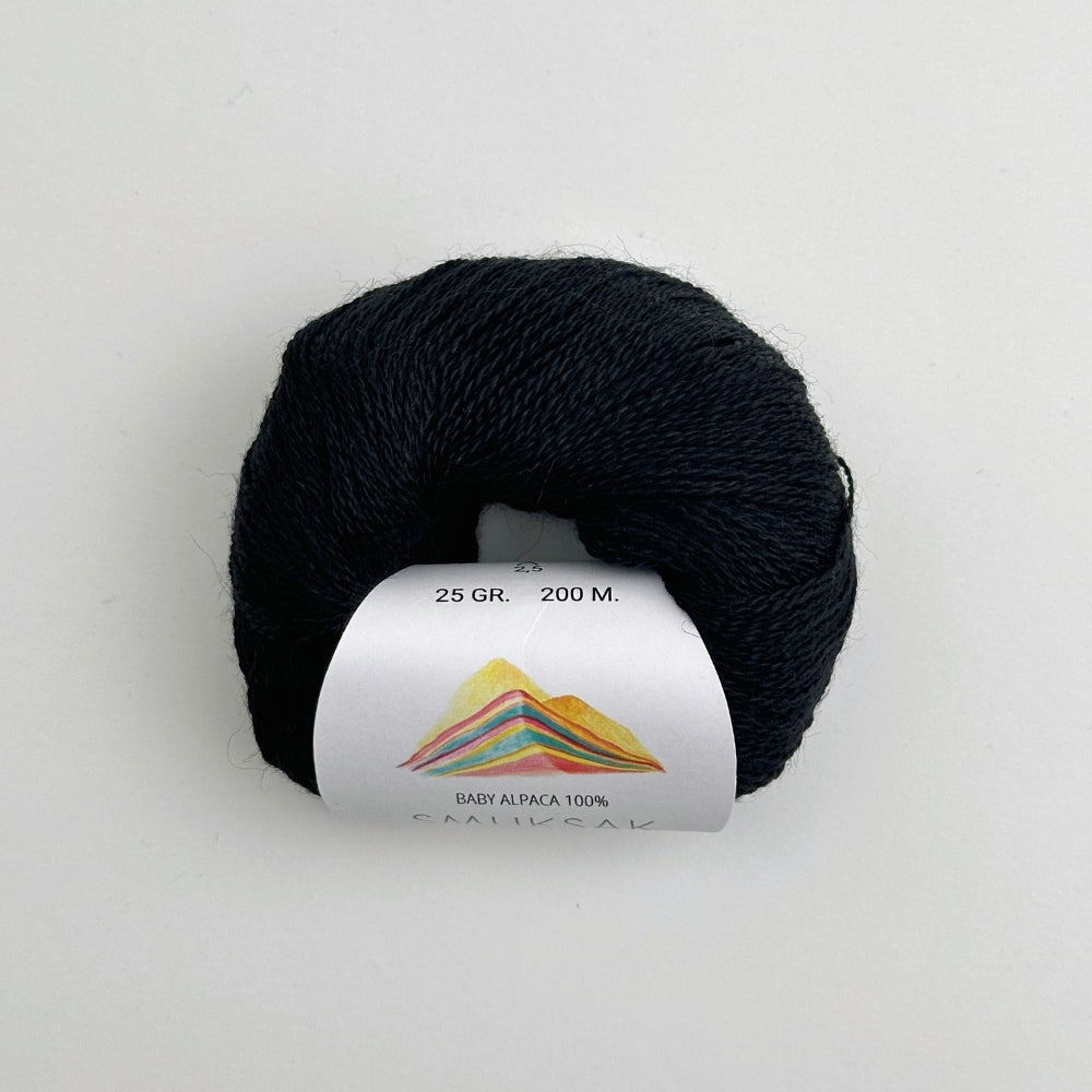Baby Alpaca 100% - Very Black - SFN50