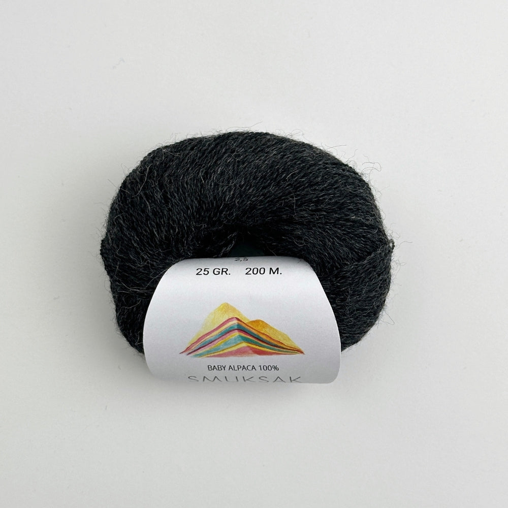 Baby Alpaca 100% - Charcoal - SFN75
