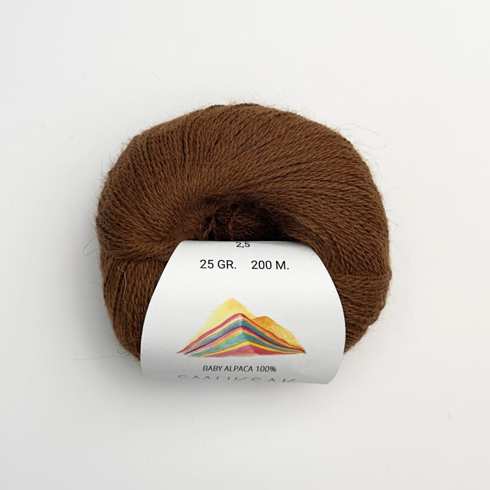 Baby Alpaca 100% - Roasted Pecan - SFN80