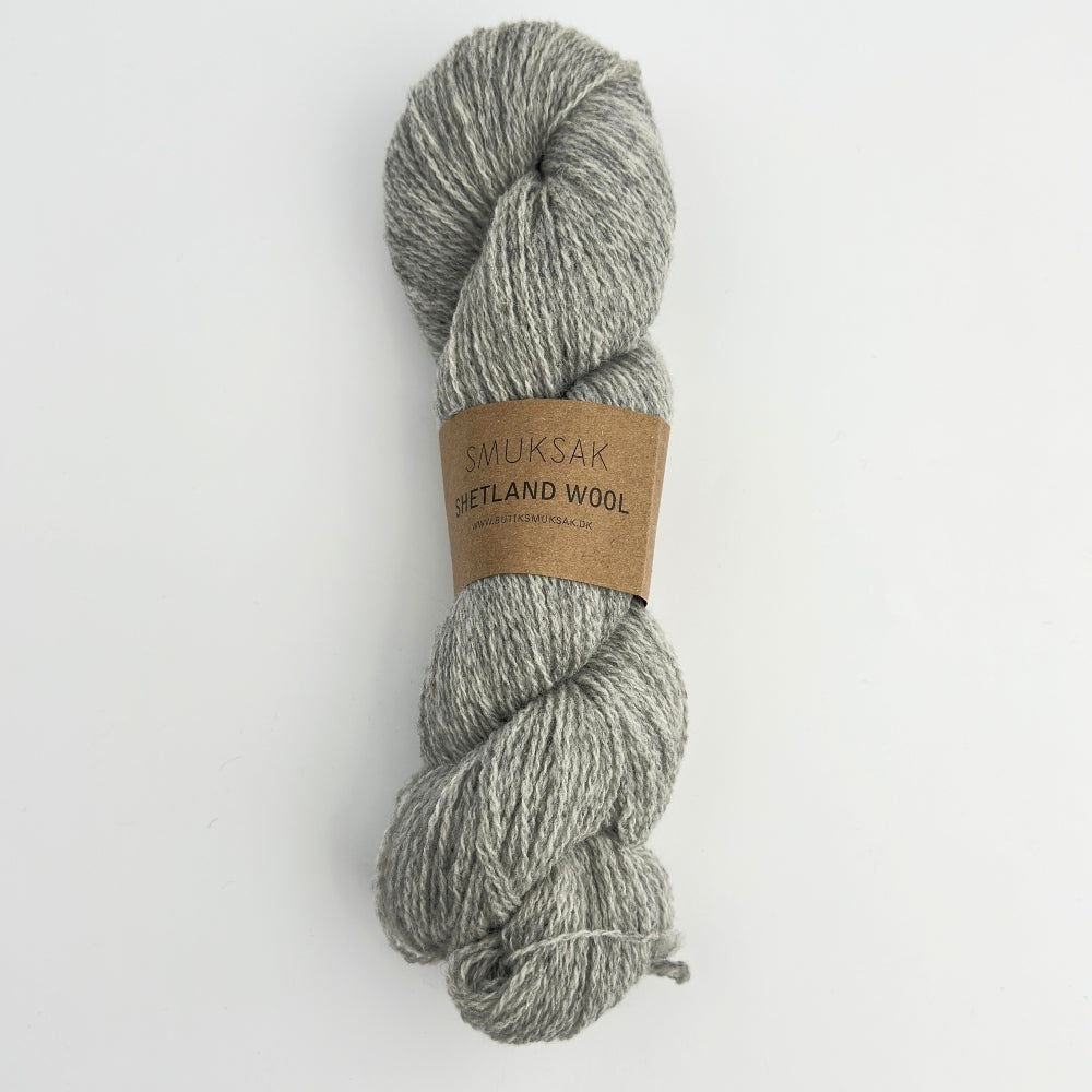 Shetland Wool - Pearl Grey Melange - SL135