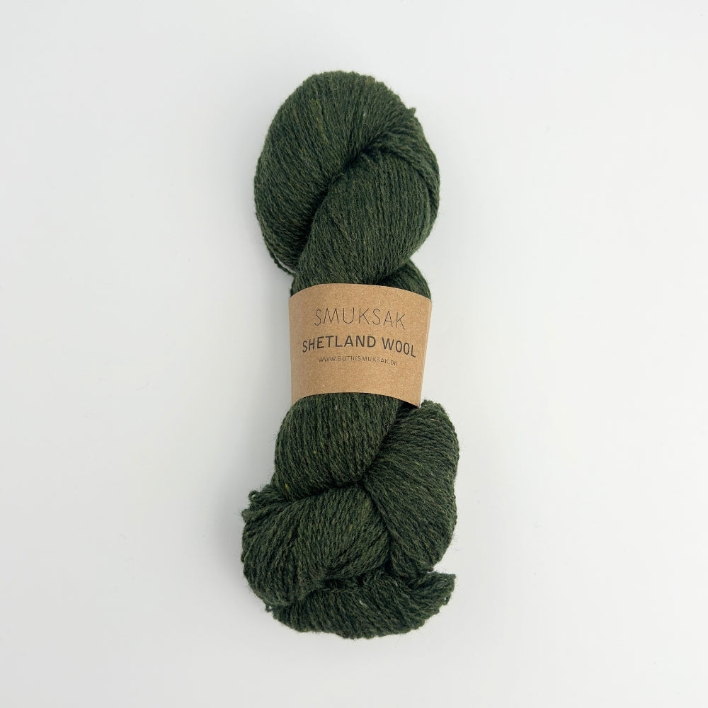 Shetland Wool - Moss Green Melange - SL139
