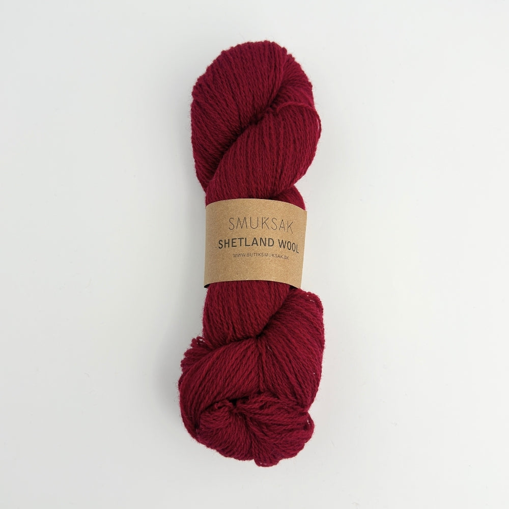 Shetland Wool - Wine Red - SL141