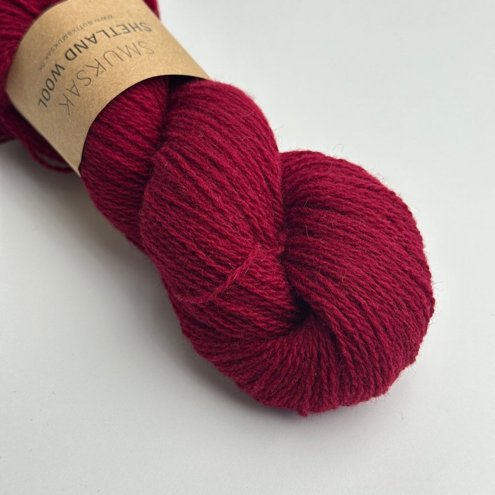 Shetland Wool - Wine Red - SL141