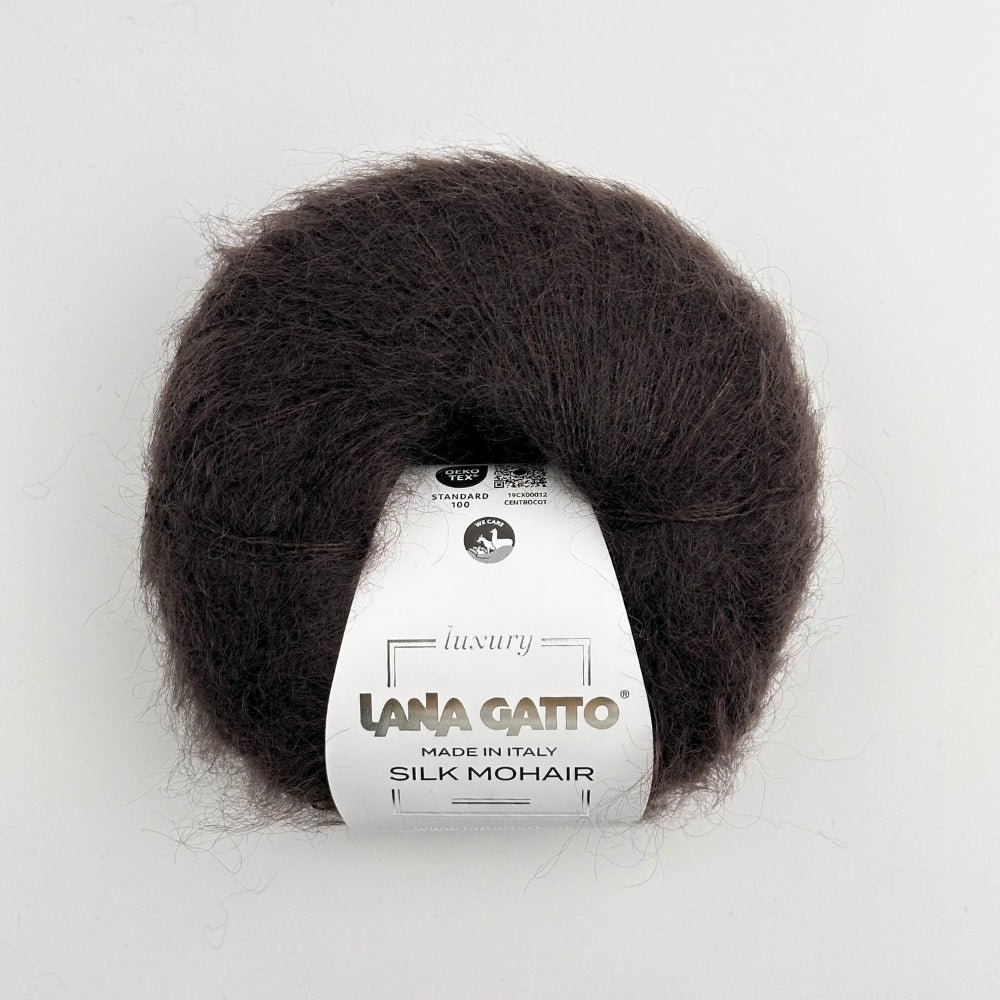 Silk Mohair - Black Coffee - 19053