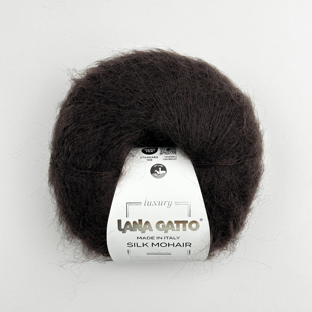 Silk Mohair - Black Coffee - 19053