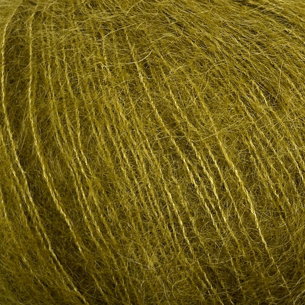 Silk Mohair - Green Olive - 30142
