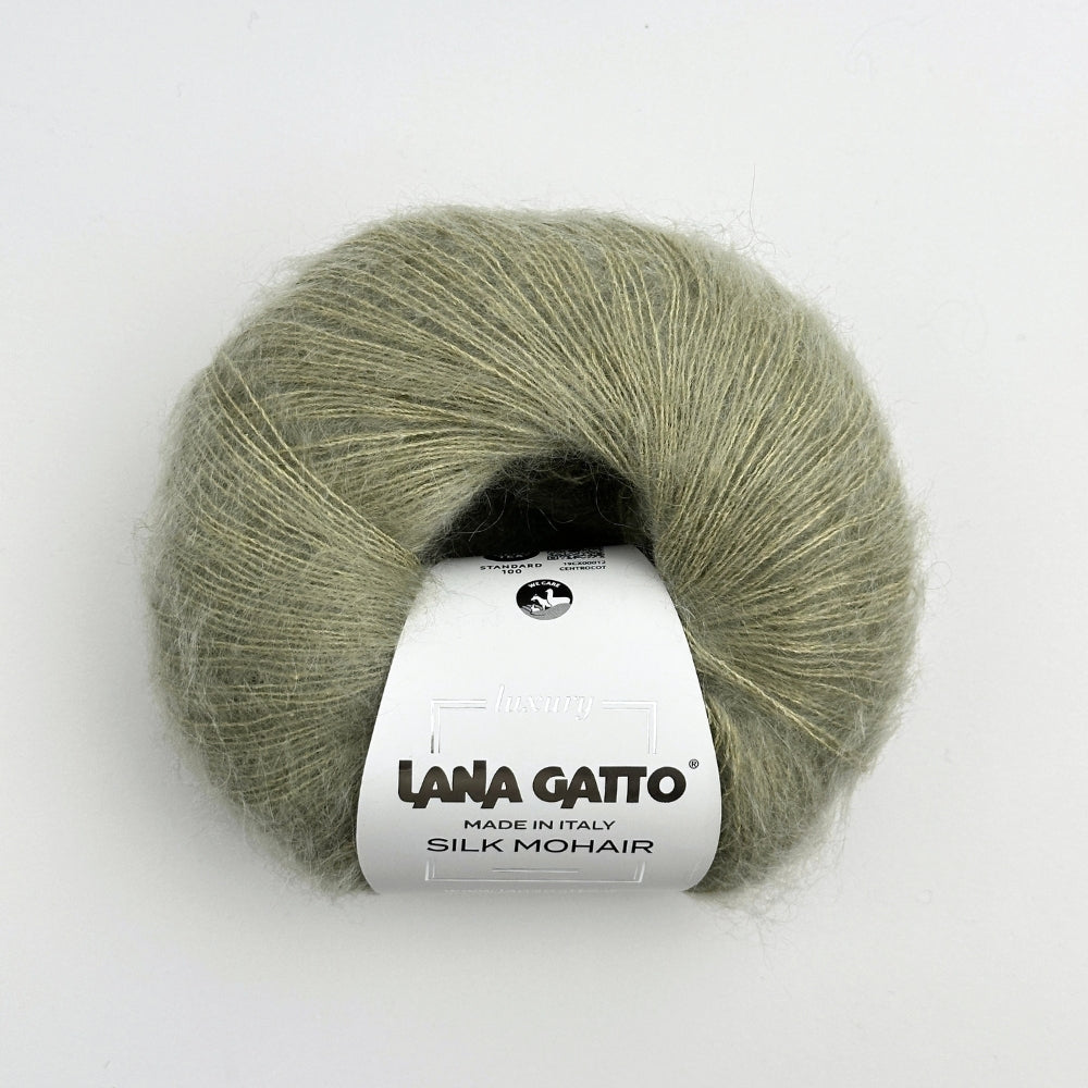 Silk Mohair - Sage Green - 30144
