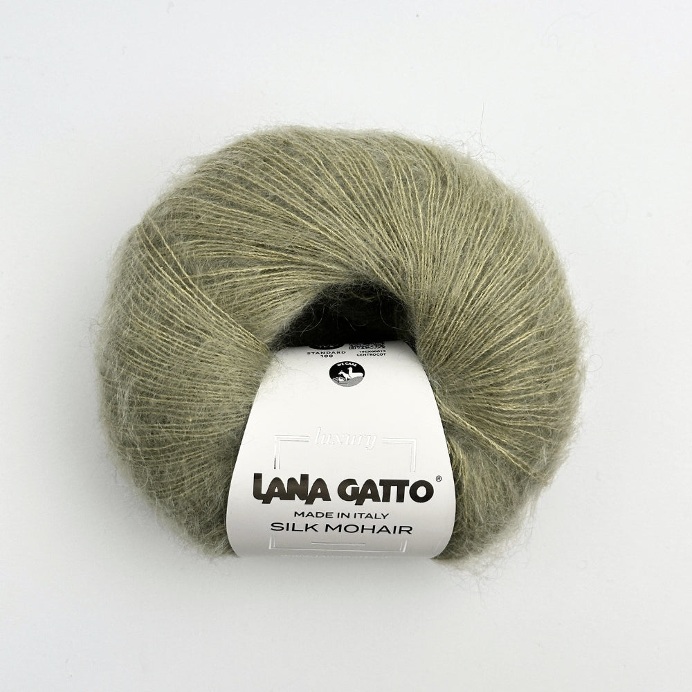 Silk Mohair - Sage Green - 30144