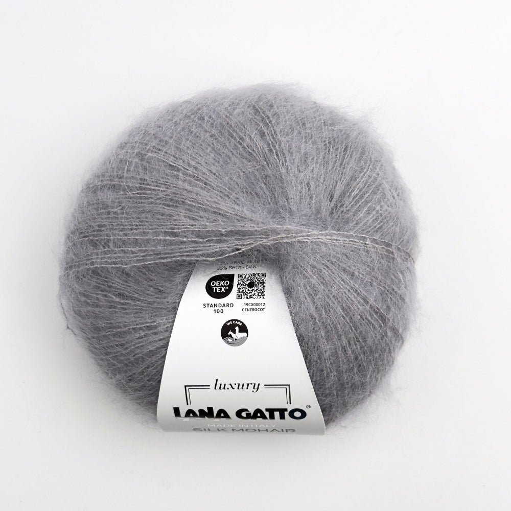 Silk Mohair - Concrete Grey - 30145