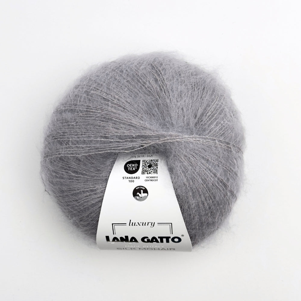 Silk Mohair - Concrete Grey - 30145