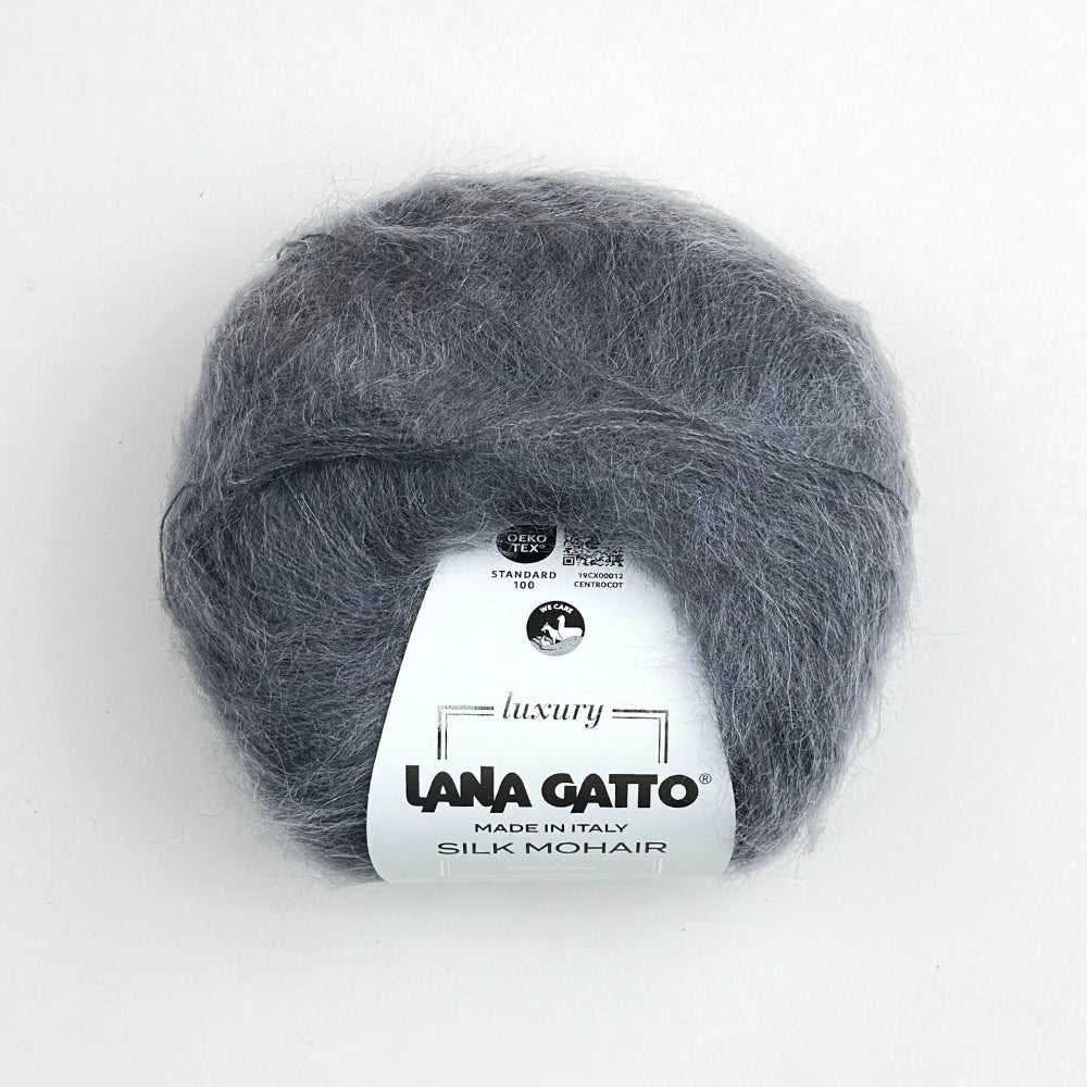 Silk Mohair - Steel Grey - 31456