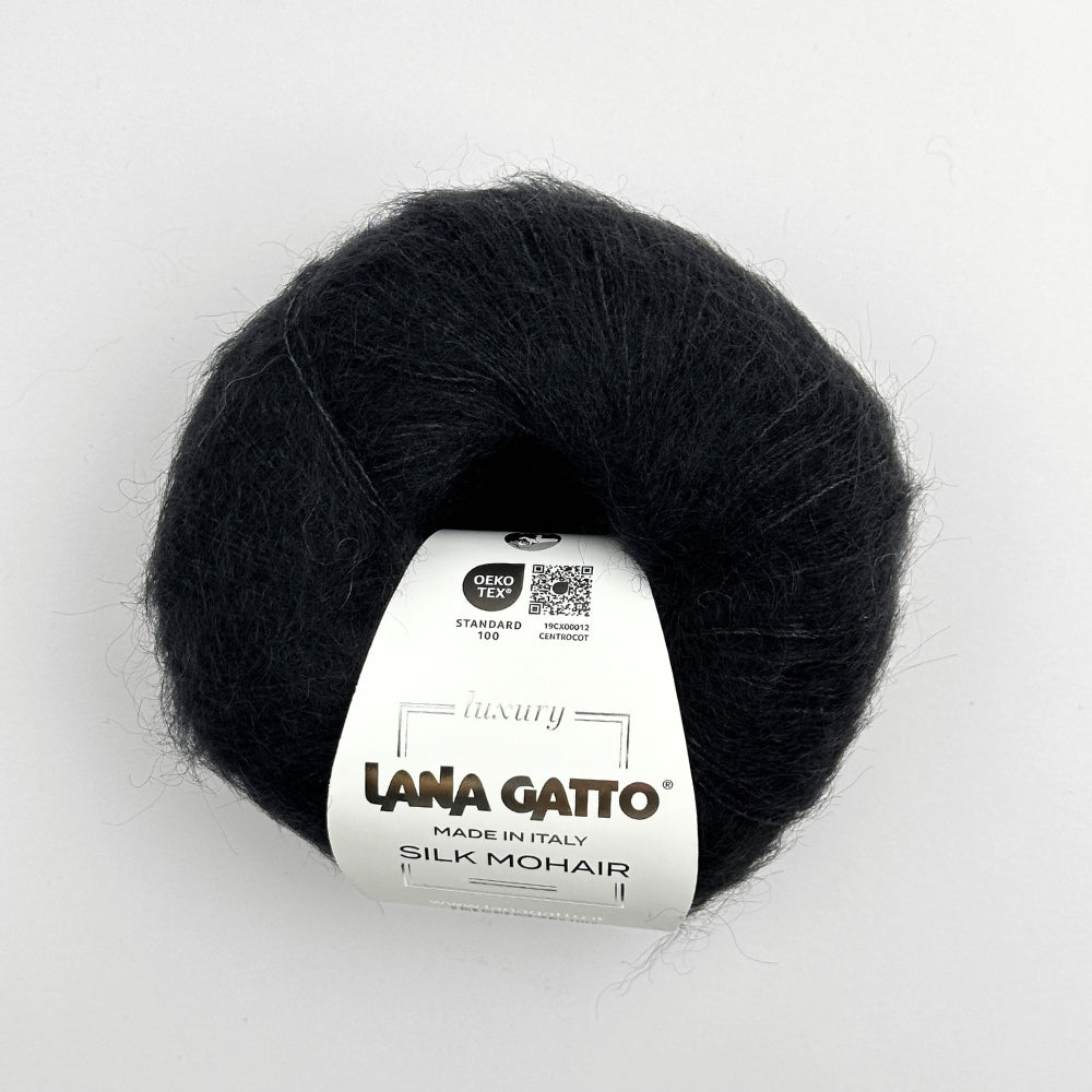 Silk Mohair - Very Black - 6037