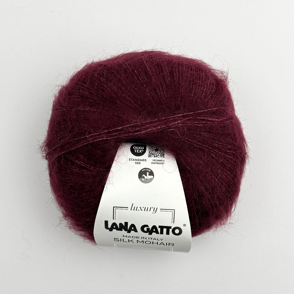 Silk Mohair - Bordeaux - 7261