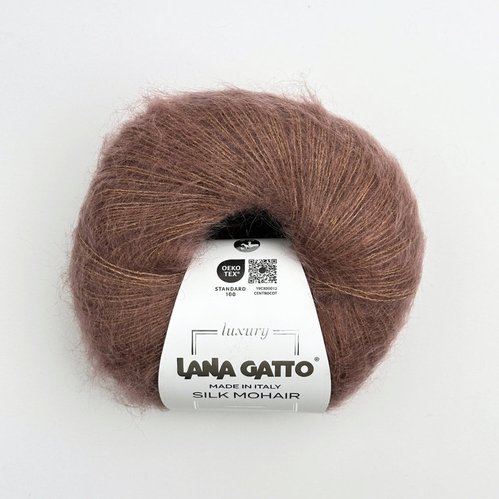 Silk Mohair - Rosa Plum - 8875