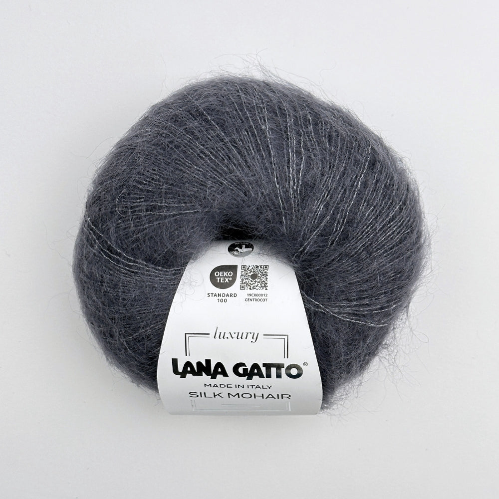 Silk Mohair - Dark Grey - 8946