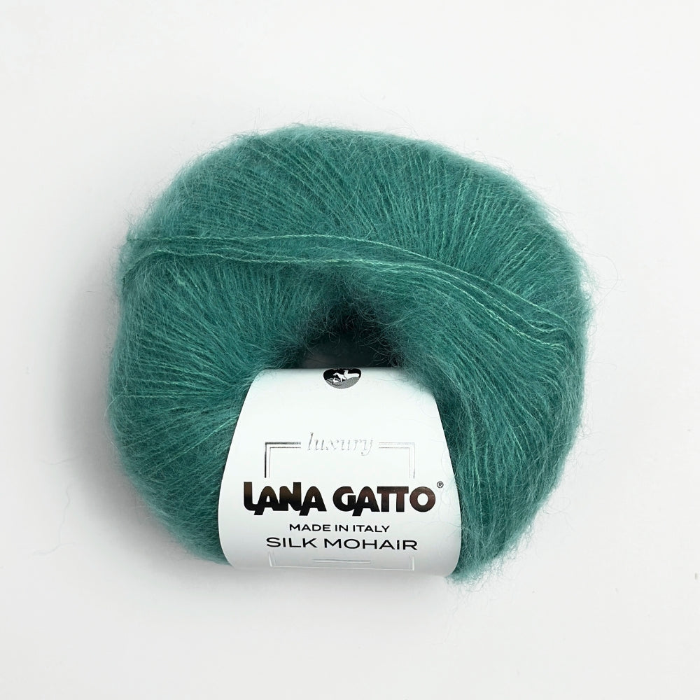 Silk Mohair - Peacock Green - 9375