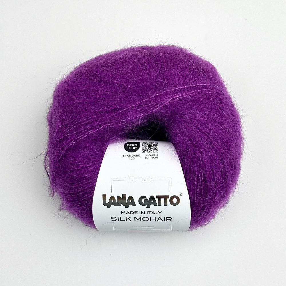 Silk Mohair - Electric Purple - 9378